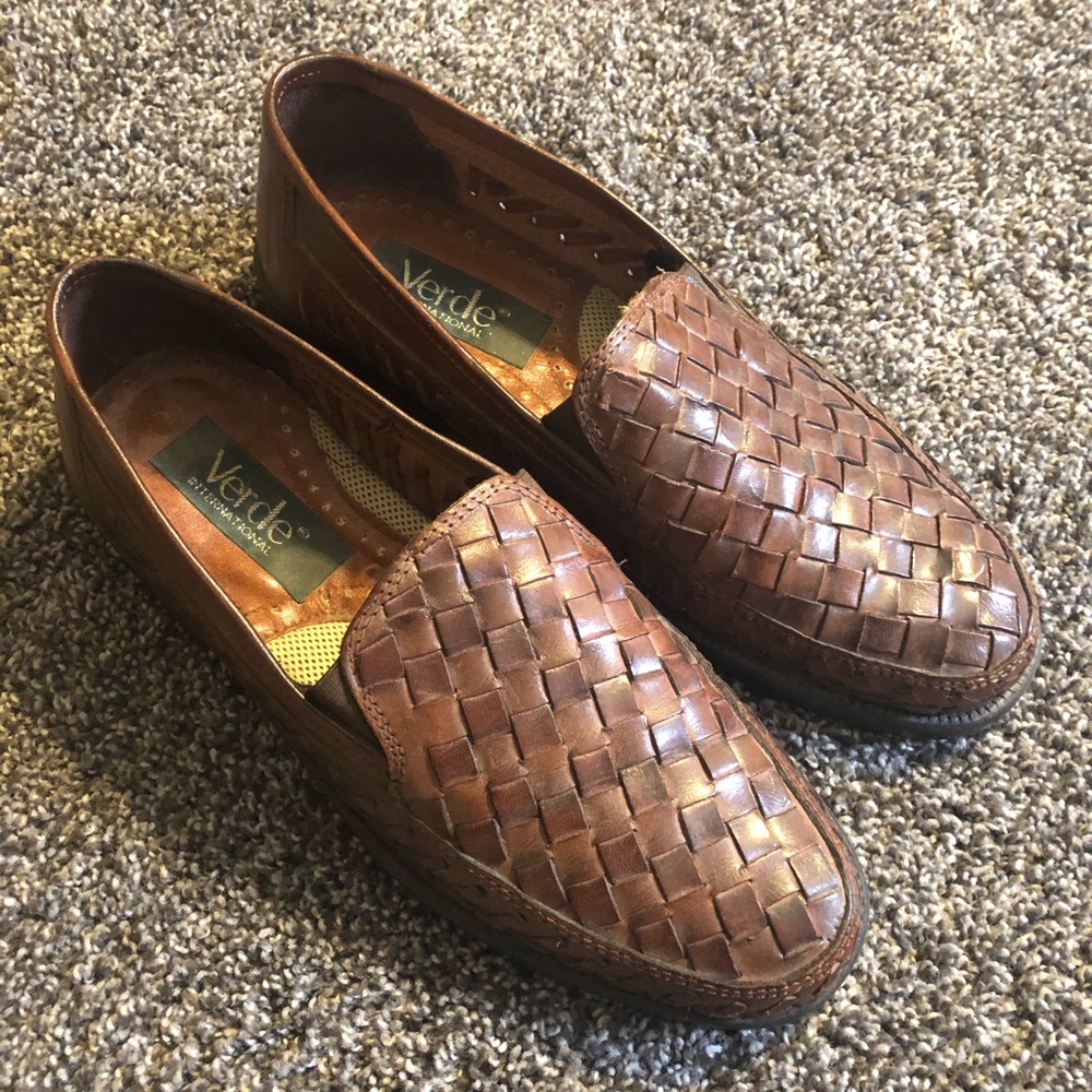 Men’s Verde International Leather Slides